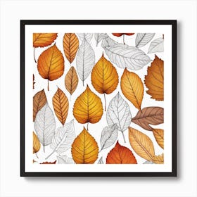 Autumn Leaves 29 Art Print