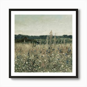 Wildflowers In The Meadow 1 Art Print