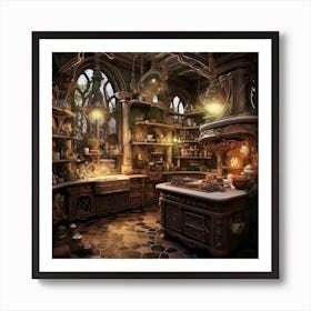 Fairytale Kitchen 1 Art Print