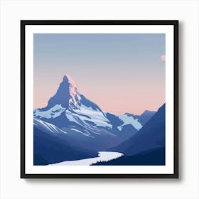 Matterhorn - Matterhorn Stock Videos & Royalty-Free Footage Art Print