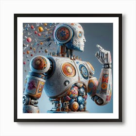 Robots Of The Future Art Print