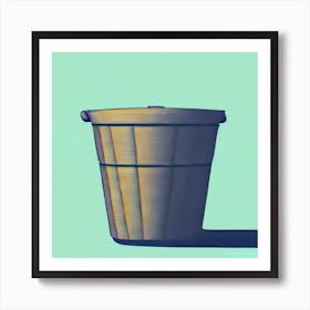 Trash Can Art Print