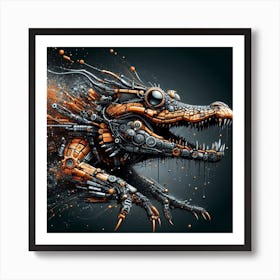 Crocodile Art Print