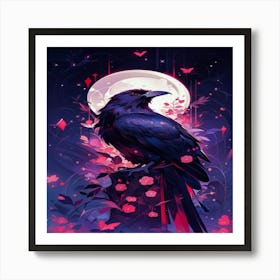 Raven Art Print