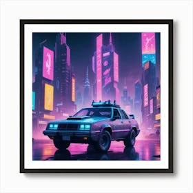 Back To The Future Art Print