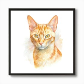 Mandalay Cat Portrait 1 Art Print