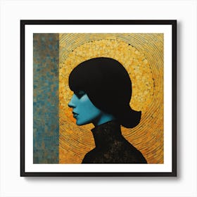 'The Blue Woman' Art Print