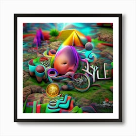 Psychedelic Art 1 Art Print