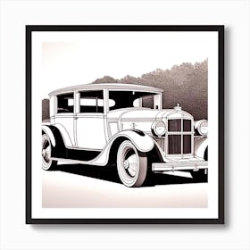 Old Fashioned Car 5 Art Print