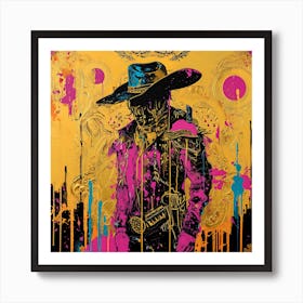 Cowboy Art Print