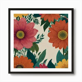 Floral Pattern Art Print