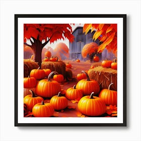 Happy halloween Illustration Spooky Horror devi background10 (9) Art Print