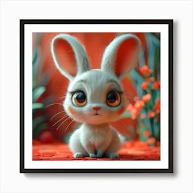 Cute Bunny 8 Art Print