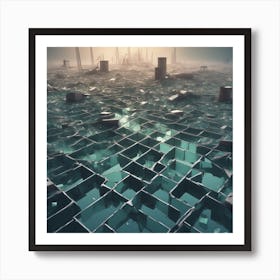 Broken City Art Print