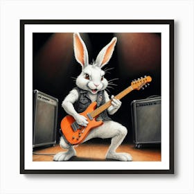 Bunny Rocker 11 Art Print