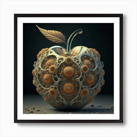 The glass apple an intricate design that adds to its exquisite appeal. 9 Art Print