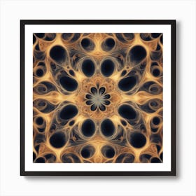 Abstract Fractal Pattern Art Print