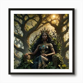 Queen Of The Forest 9 Art Print