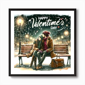 Happy Valentine'S Day 1 Art Print