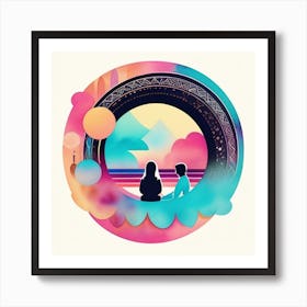 Tranquil Couple Art Print