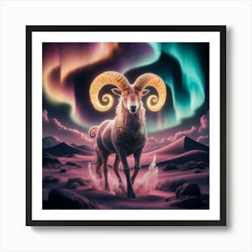 Aurora Ram 3 Art Print