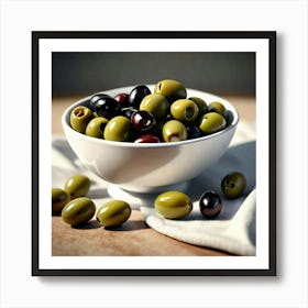 Party Tray Olives Art Print