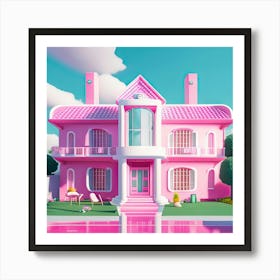 Barbie Dream House (404) Art Print