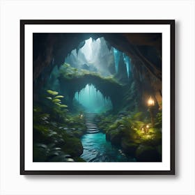 Mystical Beauty Art Print