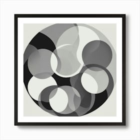 Abstract Circles 17 Art Print