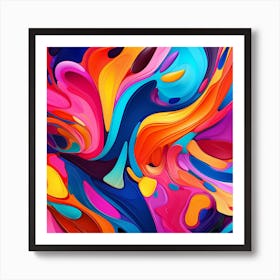 Abstract Colorful Art Print