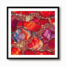 Candy Rocks (9) Art Print