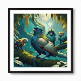 Rainforest Serenade Art Print