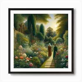 Garden Of Love 3 Art Print