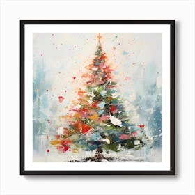 Festive Fusion Fresco Art Print