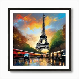 Paris Eiffel Tower 40 Art Print