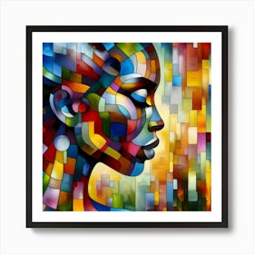 Afro-American Woman 1 Art Print