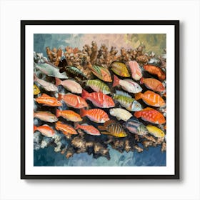 Many Fishes Art Print