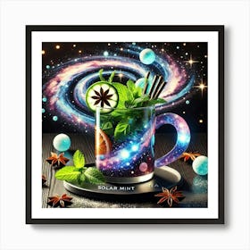 A Futuristic Drink Called Solar Mint Tea, A Refres Art Print