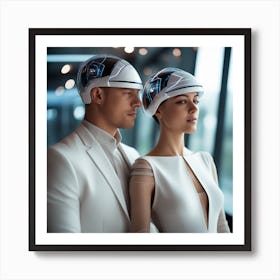 Futuristic Couple 137 Poster