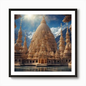 Beautiful Temple Art Print