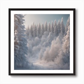 Winter Forest 11 Art Print