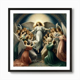 Birth Of The Angels Art Print