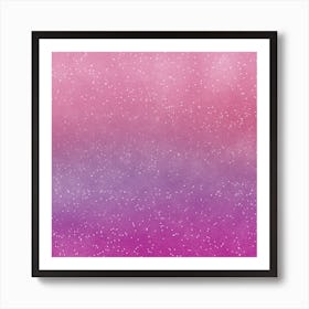 Pink And Purple sky Art Print