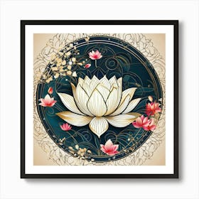 Lotus Flower 102 Art Print