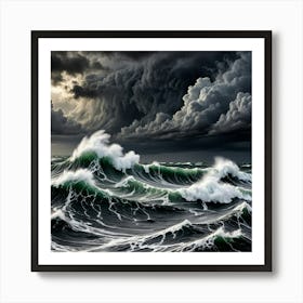 Stormy Sea Art Print