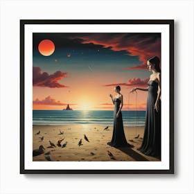 A Piece Of Surrealist Art Art Print