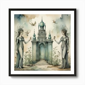 'The Faeries' Art Print