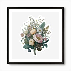 Bouquet Of Flowers 13 Art Print