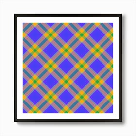 Plaid Pattern 48 Art Print