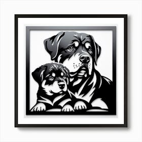 Bernese Mountain Dog Art Print